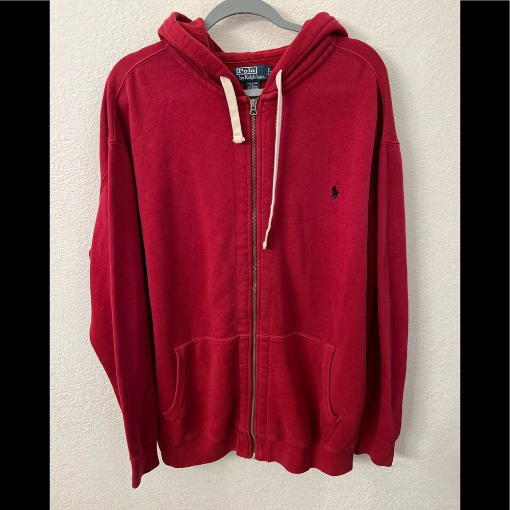 Polo Ralph Lauren mens red jacket size 2XLT